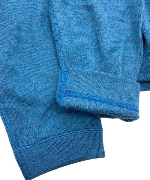 45R（フォーティファイブ・アール）45R (フォーティファイブ・アール) ヤクコットンスムースのカーディガン ブルー サイズ:★★の古着・服飾アイテム