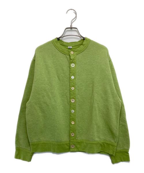 45R（フォーティファイブ・アール）45R (フォーティファイブ・アール) US裏毛のパフカーディガン グリーン サイズ:2の古着・服飾アイテム