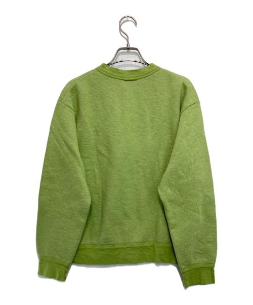 45R（フォーティファイブ・アール）45R (フォーティファイブ・アール) US裏毛のパフカーディガン グリーン サイズ:2の古着・服飾アイテム