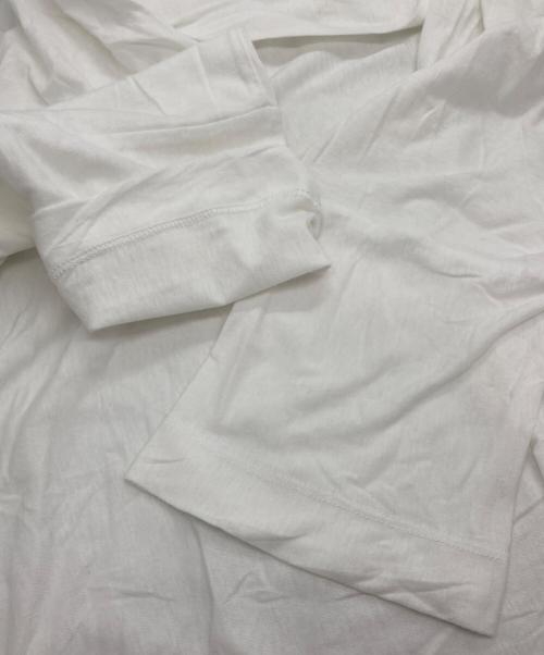 45R（フォーティファイブ・アール）45R (フォーティファイブ・アール) レースカットソー ホワイトの古着・服飾アイテム