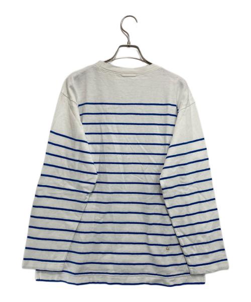 45R（フォーティファイブ・アール）45R (フォーティファイブ・アール) バスク縞の908Tシャツ ホワイト サイズ:1の古着・服飾アイテム