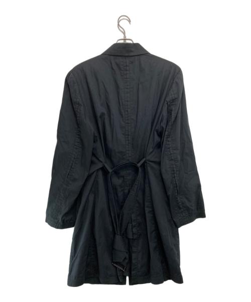 Jean Paul GAULTIER（ジャンポールゴルチェ）Jean Paul GAULTIER (ジャンポールゴルチェ) [古着]比翼ベルトコート ブラック サイズ:48の古着・服飾アイテム