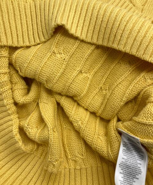 POLO RALPH LAUREN（ポロ・ラルフローレン）POLO RALPH LAUREN (ポロ・ラルフローレン) クルーネックニット イエロー サイズ:Sの古着・服飾アイテム