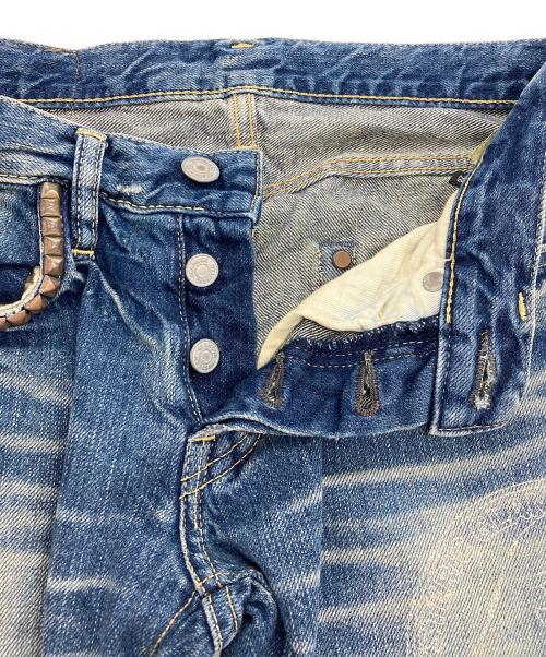 Hysteric Glamour（ヒステリックグラマー）Hysteric Glamour (ヒステリックグラマー) 刺繍スタッズデニムパンツ インディゴ サイズ:28の古着・服飾アイテム