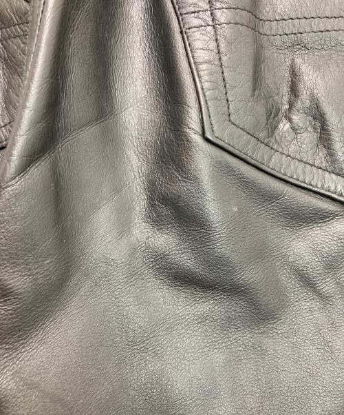 PAUL SMITH（ポールスミス）Paul Smith (ポールスミス) レザーパンツ ブラック サイズ:29の古着・服飾アイテム