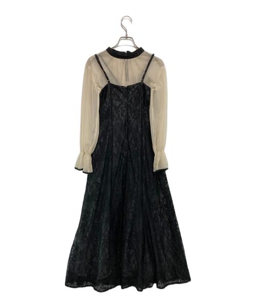 ANDRESD（アンドレスド）ANDRESD (アンドレスド) ブラウスセットワンピース ブラック サイズ:7の古着・服飾アイテム