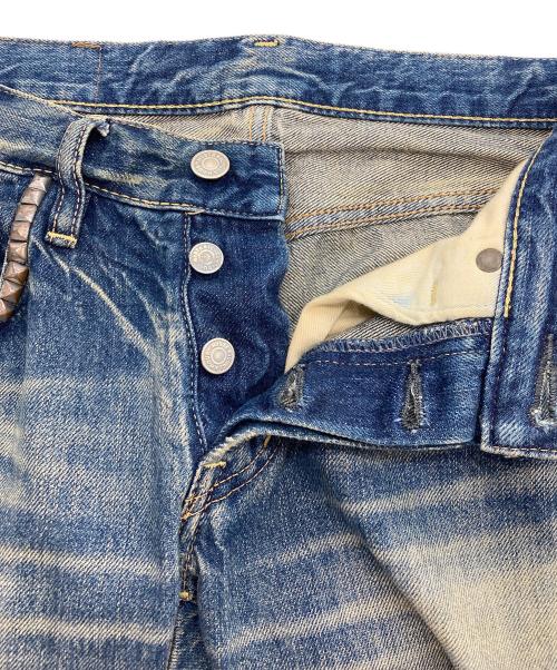 Hysteric Glamour（ヒステリックグラマー）Hysteric Glamour (ヒステリックグラマー) 小窓リメイク スタッズデニムパンツ インディゴ サイズ:71ｃｍの古着・服飾アイテム