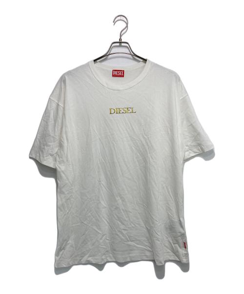 DIESEL（ディーゼル）DIESEL (ディーゼル) Tシャツ ホワイト サイズ:Lの古着・服飾アイテム