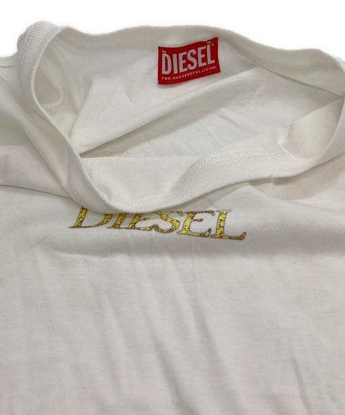 DIESEL（ディーゼル）DIESEL (ディーゼル) Tシャツ ホワイト サイズ:Lの古着・服飾アイテム