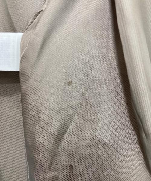 自由区（ジユウク）自由区 (ジユウク) ラムレザーロングコート ベージュ サイズ:40の古着・服飾アイテム