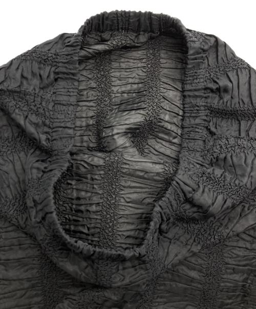 PEPLUM by YOSHIKI HISHINUMA（ペプラム バイ ヨシキヒシヌマ）PEPLUM by YOSHIKI HISHINUMA (ペプラム バイ ヨシキヒシヌマ) フリルプリーツスカート ブラック サイズ:2の古着・服飾アイテム