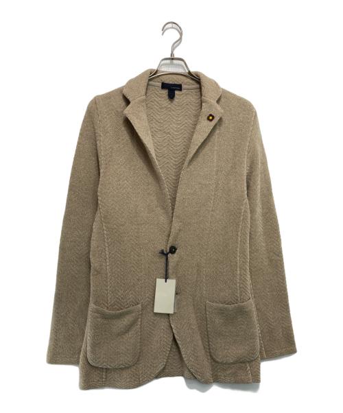 LARDINI（ラルディーニ）LARDINI (ラルディーニ) テーラードジャケット ベージュ サイズ:XSの古着・服飾アイテム