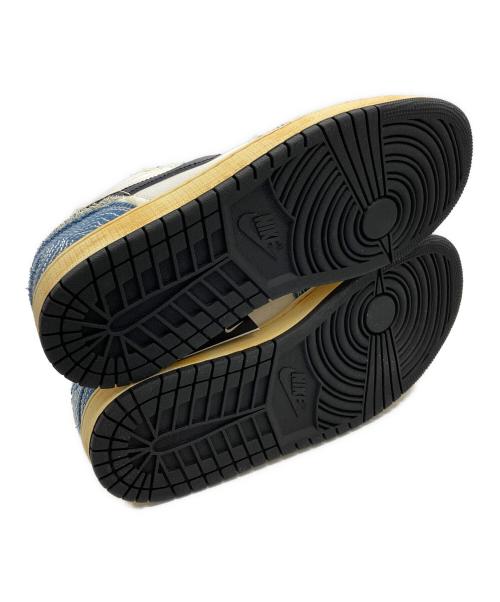 NIKE（ナイキ）NIKE (ナイキ) Air Jordan 1 Low SE World Make Japan ホワイト×インディゴ サイズ:27 未使用品の古着・服飾アイテム