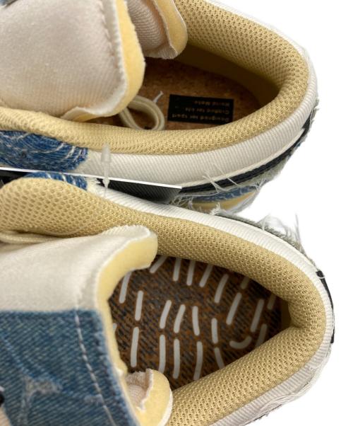 NIKE（ナイキ）NIKE (ナイキ) Air Jordan 1 Low SE World Make Japan ホワイト×インディゴ サイズ:27 未使用品の古着・服飾アイテム