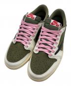 NIKE×Travis Scottナイキ×トラヴィススコット）の古着「Air Jordan 1 Low OG SP Reverse Olive」｜オリーブ