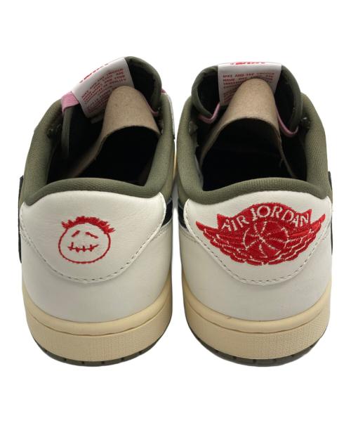 NIKE（ナイキ）NIKE (ナイキ) TRAVIS SCOTT (トラヴィス・スコット) Air Jordan 1 Low OG SP Reverse Olive オリーブ サイズ:26.5の古着・服飾アイテム