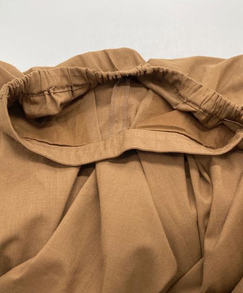 ENFOLD（エンフォルド）ENFOLD (エンフォルド) W/PEトロピカル Vase TROUSERS ブラウン サイズ:36の古着・服飾アイテム