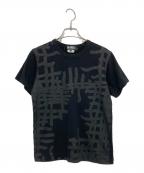 BLACK COMME des GARCONSブラックコムデギャルソン）の古着「半袖プリントTシャツ」｜ブラック