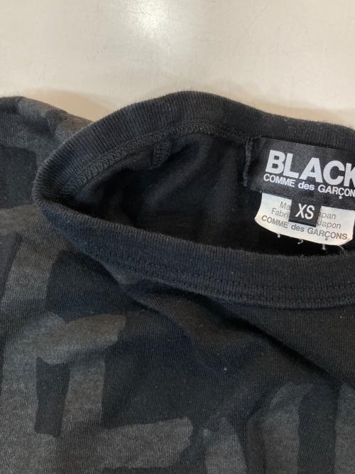 BLACK COMME des GARCONS（ブラックコムデギャルソン）BLACK COMME des GARCONS (ブラックコムデギャルソン) 半袖プリントTシャツ ブラック サイズ:XSの古着・服飾アイテム