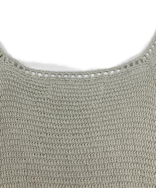 HER LIP TO（ハーリップトゥ）Her lip to (ハーリップトゥ) Linen-blend Crochet Summer Dress ミントグリーン サイズ:M 未使用品の古着・服飾アイテム