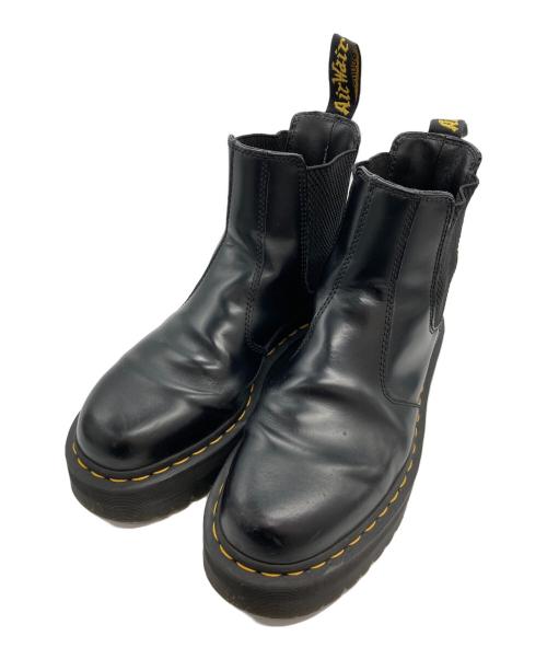 Dr.Martens（ドクターマーチン）Dr.Martens (ドクターマーチン) QUADチェルシーブーツ/サイドゴアブーツ ブラック サイズ:UK6の古着・服飾アイテム