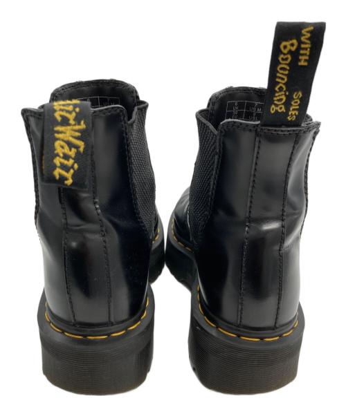 Dr.Martens（ドクターマーチン）Dr.Martens (ドクターマーチン) QUADチェルシーブーツ/サイドゴアブーツ ブラック サイズ:UK6の古着・服飾アイテム