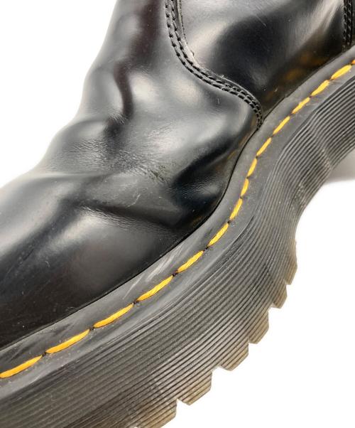 Dr.Martens（ドクターマーチン）Dr.Martens (ドクターマーチン) QUADチェルシーブーツ/サイドゴアブーツ ブラック サイズ:UK6の古着・服飾アイテム