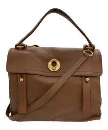 Yves Saint Laurent（イヴサンローラン）の古着「ミューズトゥ ショルダーバッグ」｜ブラウン