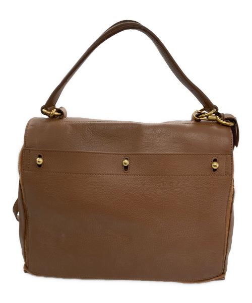 Yves Saint Laurent（イヴサンローラン）Yves Saint Laurent (イヴサンローラン) ミューズトゥ ショルダーバッグ ブラウンの古着・服飾アイテム