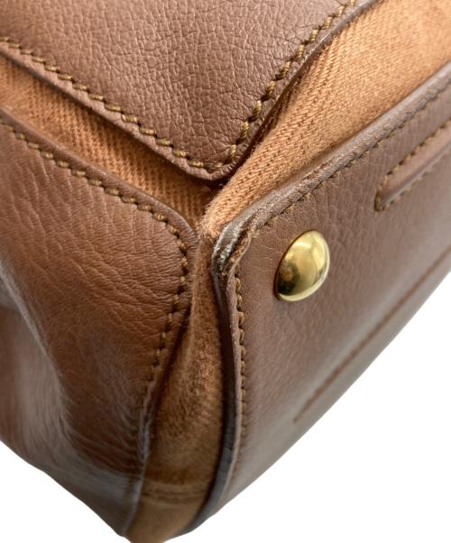 Yves Saint Laurent（イヴサンローラン）Yves Saint Laurent (イヴサンローラン) ミューズトゥ ショルダーバッグ ブラウンの古着・服飾アイテム