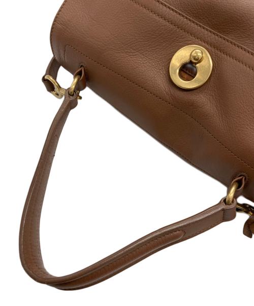 Yves Saint Laurent（イヴサンローラン）Yves Saint Laurent (イヴサンローラン) ミューズトゥ ショルダーバッグ ブラウンの古着・服飾アイテム