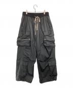 DANKE SCHONダンケ シェーン）の古着「PREMIUM COATING WIDE POCKET PANTS」｜ブラック