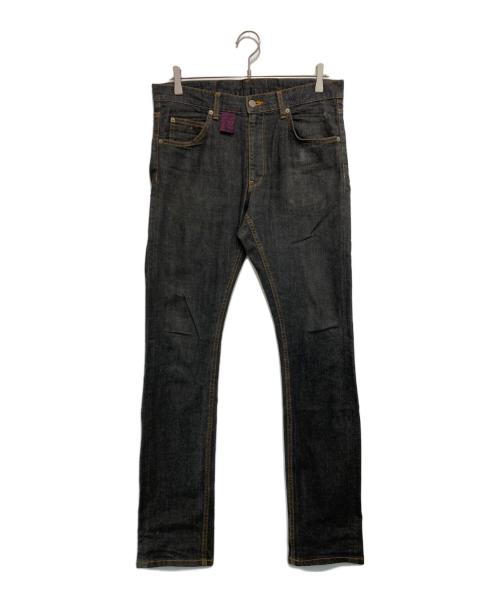 Vivienne Westwood man（ヴィヴィアン ウェストウッド マン）Vivienne Westwood man (ヴィヴィアン ウェストウッド マン) オーブ刺繍デニムパンツ ブラック サイズ:46の古着・服飾アイテム