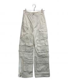 PRANK PROJECT（プランクプロジェクト）の古着「Over Dye Cargo Pants」｜ホワイト