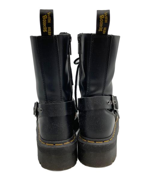 Dr.Martens（ドクターマーチン）Dr.Martens (ドクターマーチン) JADON HI STUD　スタッズ10ホールブーツ　サイドジップ　ハーネス ブラック サイズ:UK7/EU41/USM8の古着・服飾アイテム