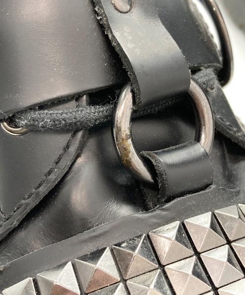 Dr.Martens（ドクターマーチン）Dr.Martens (ドクターマーチン) JADON HI STUD　スタッズ10ホールブーツ　サイドジップ　ハーネス ブラック サイズ:UK7/EU41/USM8の古着・服飾アイテム