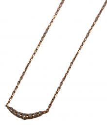 agete（アガット）の古着「イヤモンド0.05ct 三日月ネックレス」
