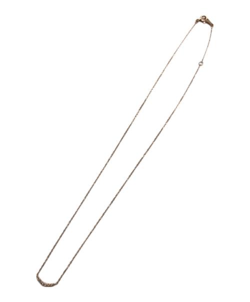 agete（アガット）agete (アガット) イヤモンド0.05ct 三日月ネックレスの古着・服飾アイテム