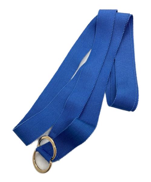 ROPE（ロペ）ROPE (ロペ) ブライトネスヤーンギャザーワンピース ブルー サイズ:38の古着・服飾アイテム