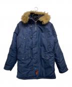 ALPHAアルファ）の古着「N-3Bタイプコート」｜ネイビー