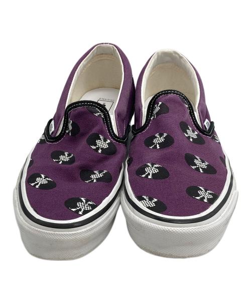 VANS（バンズ）VANS (バンズ) WACKO MARIA (ワコマリア) スリッポン パープル サイズ:26の古着・服飾アイテム