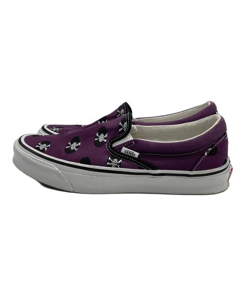 VANS（バンズ）VANS (バンズ) WACKO MARIA (ワコマリア) スリッポン パープル サイズ:26の古着・服飾アイテム