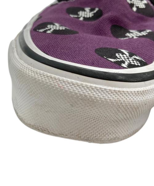 VANS（バンズ）VANS (バンズ) WACKO MARIA (ワコマリア) スリッポン パープル サイズ:26の古着・服飾アイテム
