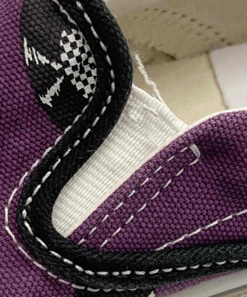 VANS（バンズ）VANS (バンズ) WACKO MARIA (ワコマリア) スリッポン パープル サイズ:26の古着・服飾アイテム