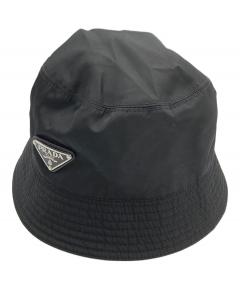 中古・古着通販】PRADA (プラダ) トライアングルロゴバケットハット