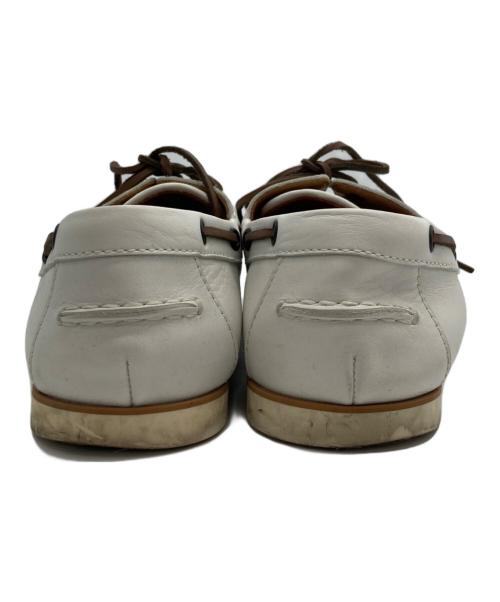 BOTTEGA VENETA（ボッテガベネタ）BOTTEGA VENETA (ボッテガベネタ) イントレチャートシューズ ホワイト サイズ:41½の古着・服飾アイテム