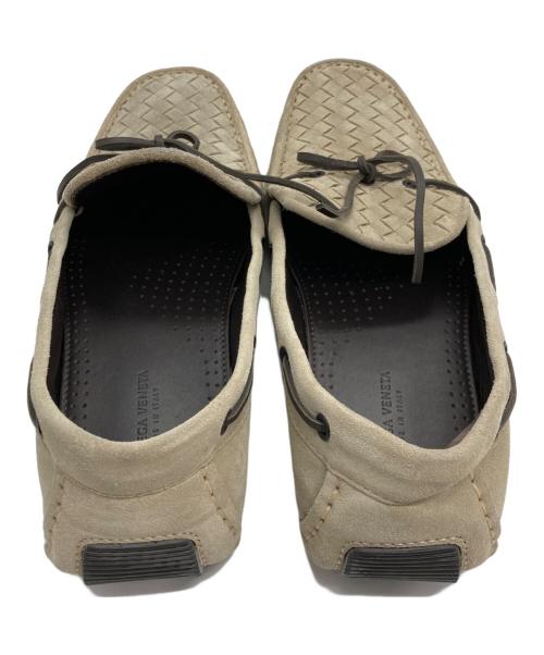 BOTTEGA VENETA（ボッテガベネタ）BOTTEGA VENETA (ボッテガベネタ) スエード イントレチャート ドライビングシューズ ベージュ サイズ:41の古着・服飾アイテム