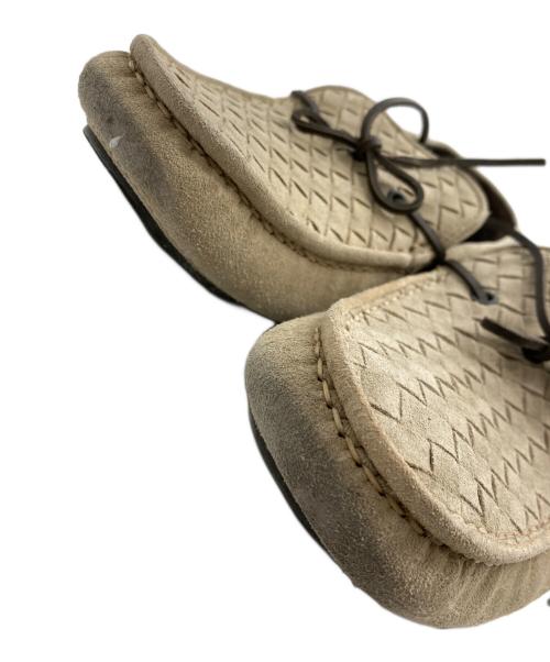 BOTTEGA VENETA（ボッテガベネタ）BOTTEGA VENETA (ボッテガベネタ) スエード イントレチャート ドライビングシューズ ベージュ サイズ:41の古着・服飾アイテム
