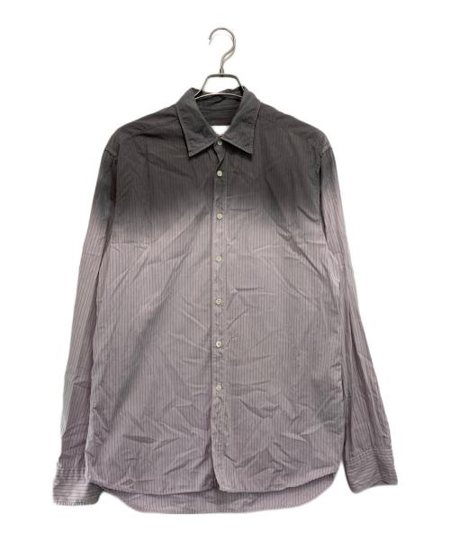 PRADA（プラダ）PRADA (プラダ) グラデーションストライプシャツ グレー サイズ:41/16の古着・服飾アイテム