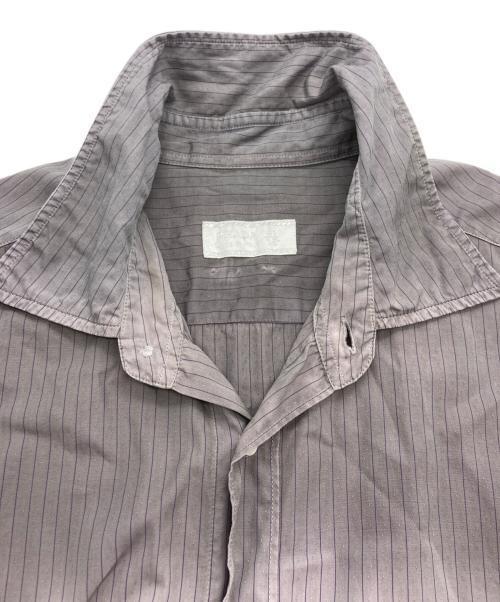 PRADA（プラダ）PRADA (プラダ) グラデーションストライプシャツ グレー サイズ:41/16の古着・服飾アイテム